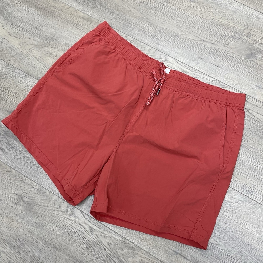Fair Harbor Red Beach Swim Trunks Men's Sz XXL Tropical Beach Resort‎ Flora